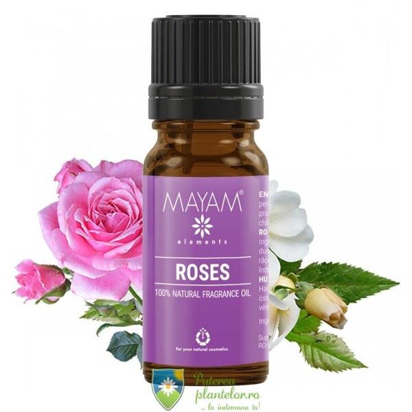 Mayam-Ellemental Parfumant natural Trandafiri 10 ml