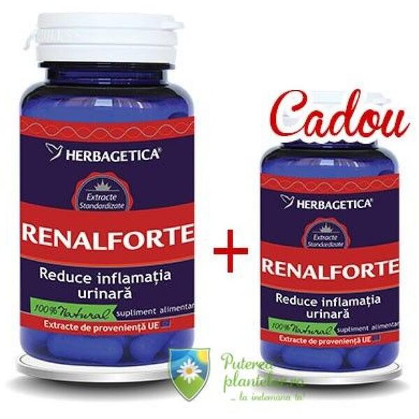 Herbagetica Renal Forte 60 capsule + 30 capsule Gratis