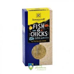 Amestec Condimente pentru Gratar Fish and Chicks Bio 55 gr