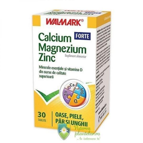 Walmark Calcium Magnezium Zinc Forte 30 tablete