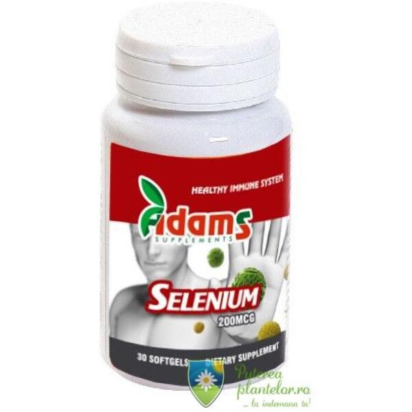 Adams Vision Selenium organic 200mcg 30 capsule