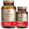 Solgar Omega 3-6-9 60 cps moi + Magnesium cu B6 100 tablete Gratis