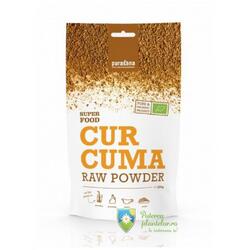 Curcuma pudra raw organica 200 gr
