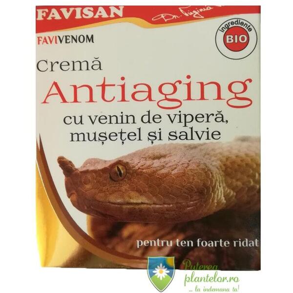 Favisan Crema antiaging cu Venin de Vipera Favivenom 50 ml
