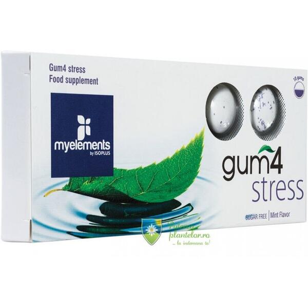 MyElements Gum4 Stress guma de mestecat fara zahar 10 buc