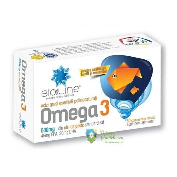 Helcor Pharma Omega 3 500mg 30 comprimate