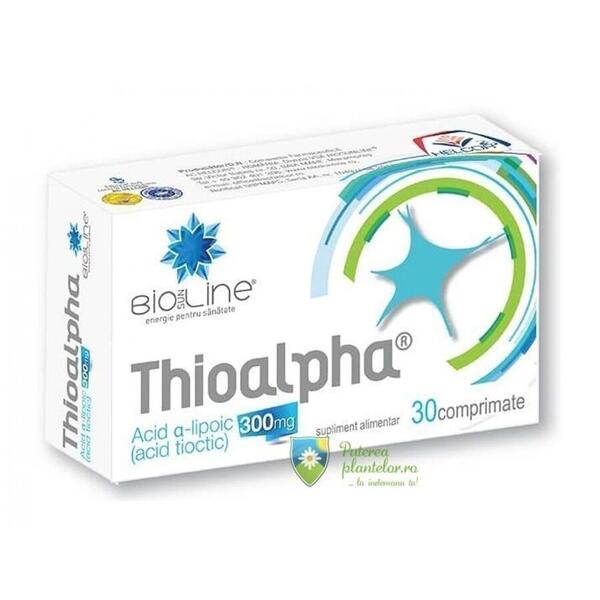 Helcor Pharma Thioalpha Acid alfa lipoic 300mg 30 comprimate