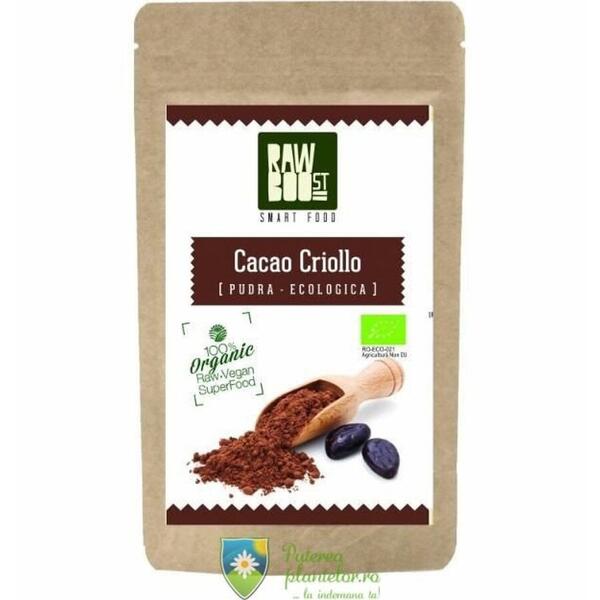 Rawboost Smart Food Cacao Criollo pudra ecologica 125 gr