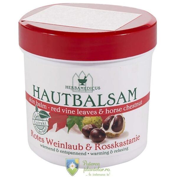 Herbamedicus Balsam vita de vie si castane pt incalzire 250 ml