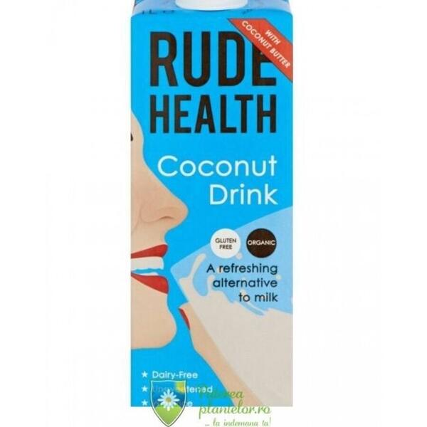 Unicorn Natural Lapte organic din nuci de Cocos Rude Health 1 l