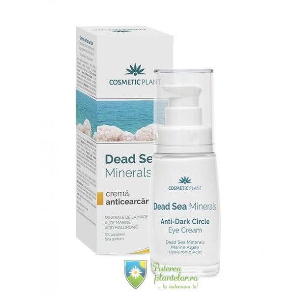 Cosmetic Plant Crema anticearcan Dead Sea Minerals si acid hialuronic 30 ml