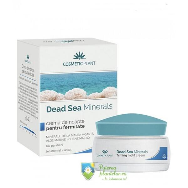 Cosmetic Plant Crema noapte Dead Sea Minerals, alge marine, Co Q10 50 ml