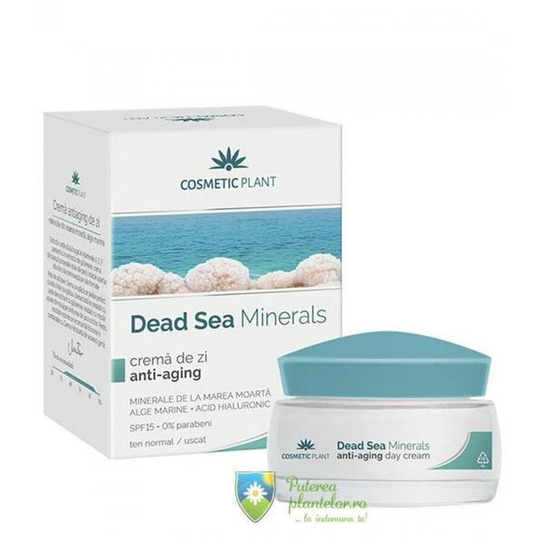 Cosmetic Plant Crema zi Dead Sea Minerals, acid hialuronic SPF15 50 ml