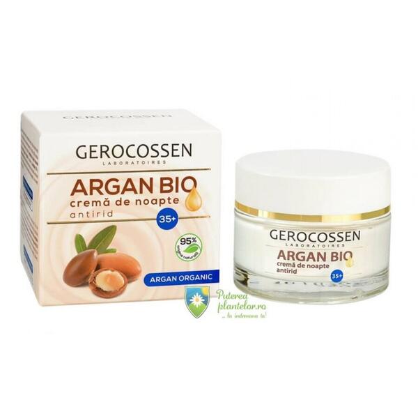 Gerocossen Crema de noapte antirid 35+ Argan Bio 50 ml