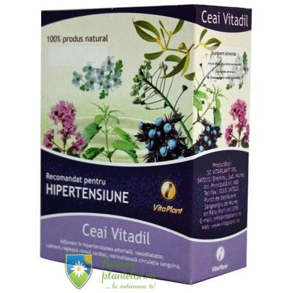 Vitaplant Ceai Hipertensiune Vitadil 100 gr