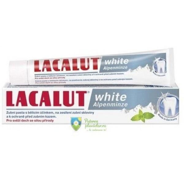 Pasta de dinti Lacalut White Alpenminze 75 ml