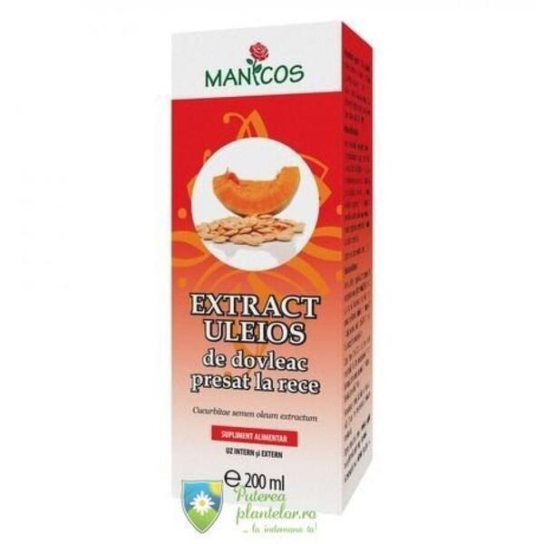 Manicos Extract uleios de dovleac 200 ml
