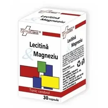FarmaClass Lecitina cu Magneziu 30 capsule