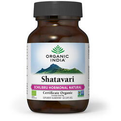 Organic India Shatavari Echilibru Hormonal 60 capsule