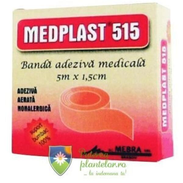 Mebra Banda Adeziva Medicala Medplast (5m x 1.5cm)