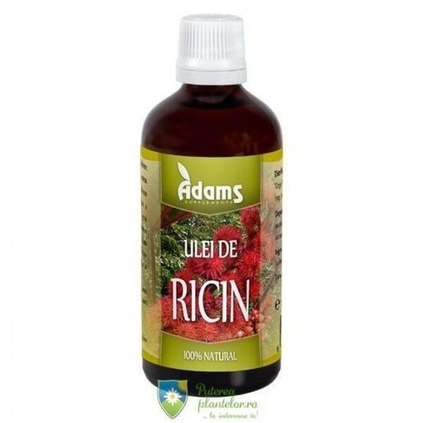 Adams Vision Ulei de Ricin 100 ml