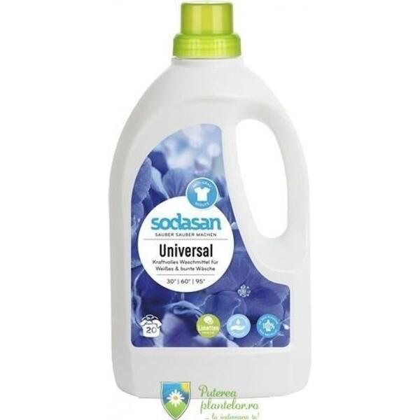 Sodasan Detergent Lichid Bio Universal cu limeta 1.5 l